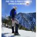 Pike Trail Waterproof Leg Gaiters for Outdoor Activities - Black - Buy Online on GoSupps.com