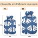Naanle Sailing Boats Anchor Hot Water Bottle - 2L Transparent Heat Therapy for Pain Relief | Large Bed & Hand/Foot Soothing Solution - Buy Online on GoSupps.com