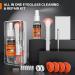 Maxsure Glasses Cleaner 8 in 1 Glasses Cleaning Kit with Brush & Cleaning Cloth Portable Eyeglass Repair Kit with Screws & Glasses Nose Pads Removes Dust Grease and Stains for All Lens White - Buy Online on GoSupps.com