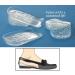 Buy Adjustable Shoe Heel Gel Lifts - Clear One-Size | Collections Etc - International Shipping Available - Buy Online on GoSupps.com