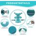 Adjustable Cat Dishes for Kittens & Puppies | Blue Lake Cat Feeding Set - International Shipping - Buy Online on GoSupps.com