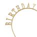 Golden Birthday Babe Headband - XS Accessories Fun Tiara & Party Hat Alternative - Buy Online on GoSupps.com