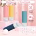 Alyvisun 4 Pack Silicone Travel Bottles for Toiletries Refillable & Leak-proof Travel Containers 100ml Small Size Squeezy Bottles for Shampoo Lotion Cosmetic - Buy Online on GoSupps.com