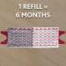Vileda UltraMax Refill Pad 46x14.5cm White/Red - 1 Pack - Buy Online on GoSupps.com