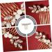 DOITOOL 1pc Rhinestone Disc Hair Comb Hair Jewels for Women Hair Clip Hair Claw Women Hairpin Comb Pearl Barrettes for Women Hair Pin Wedding Hairpin Bride Alloy Headgear Simple - Buy Online on GoSupps.com