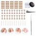 Jeffdad Ingrown Toenail Treatment Kit Professional Ingrown Toenail Removal Kit Ingrown Toenail Corrector Strips with Ingrown Toenail Lifter And Nail Clipper Quick Repair Ingrown Nail Treatment
