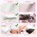 WantGor Long Tail Bow Hair Clips Hair Ribbon Bows Satin Bowknot Clip Large Hair Barrettes Cute Ponytail Holder Hair Accessories for Women Daily Party Wedding Prom (White) - Buy Online on GoSupps.com
