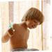 Gleavi 2nd Hand Cartoon Toothbrush for Children - Silicone Full Mouth Manual Toddler Toothbrush - Buy Online on GoSupps.com