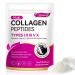 WOJBALMN Collagen Peptide Powder 16 oz (41 Servings)-Hydrolyzed Collagen Hyaluronic Acid Power Grass Fed Collagen Supplements for Women and Men Non GMO