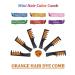 10 PCS Hair Chalk Comb - TOROKOM Temporary Bright Washable Hair Color for Girls - Non Toxic Dye for Valentine's Day, Halloween, Christmas - Orange - Buy Online on GoSupps.com