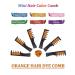 10 Pieces Hair Chalk Comb Set - Non-Toxic Temporary Orange Hair Color for Kids & Girls | Washable DIY Dye for Cosplay Halloween & Christmas - Buy Online on GoSupps.com