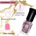 Metal Nail Polish 6ml Mirror Nail Varnish Pink Metallic Effect Nail Art Polish Plating Metallic Nail Polish No UV Needed Magic Chrome Gel Nail Polish For Home Nail Art TJ004 6 ml (Pack of 1) - Buy Online on GoSupps.com