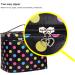HQdeal Cute Polka Dots Makeup & Toiletry Bag - Black | Stylish Cosmetic Bag for Travel - Ideal for International Shipping - Buy Online on GoSupps.com