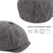 Pesaat Toddler Boys Newsboy Cap | Vintage Tweed Driver Hat for Kids 2-5 Y and 4-7 Y | Black - Buy Online on GoSupps.com
