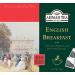 Ahmad Tea - English Breakfast - Black breakfast tea - Assam & Ceylon tea - English tea bags without ribbon with 2g tea per serving - 100 tea bags English Breakfast 100 pieces (without ribbon)