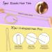 Teenitor Blonde Hair Donut Bun Maker Set - 7pcs Hair Bun Rings with Elastic Bands and Hair Pins for Ballet, Girls, Kids - Buy Online on GoSupps.com
