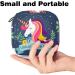 Magic Unicorns Are Real - Floral Sanitary Napkin & Menstrual Pad Storage Bag | Portable Zipper Bag for Teen Girls & Women - Buy Online on GoSupps.com