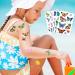 200Pcs Colorful Butterfly Temporary Tattoos for Kids/Women - Waterproof Stickers for Party Favors/Gifts/Decoration - Buy Online on GoSupps.com