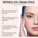  homomdy Retinol eye contour stick turmeric and retinol eye contour cream for dark circles and puffiness brightening stick firming hydration reduces wrinkles and fine lines (6pcs) - Buy Online on GoSupps.com
