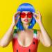 KUUQA 16 Piece Party Wigs & Sunglasses Set - Neon Bob Wigs, Sunglasses Pack for Bachelorette, Halloween & Neon Parties - 8 Colors - Buy Online on GoSupps.com