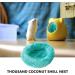 Buy Monozoz Coconut Hamster Hiding Place | Natural Hanging House & Warm Hammock for Small Animals - Buy Online on GoSupps.com