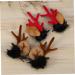 FOMIYES 2 Pairs Hair Clips Kids Hairpin Child Hair Accessories Christmas - Buy Online on GoSupps.com