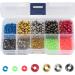 Dr.Fish Fishing Bead Bait Eggs Kits Floating Ball Stopper Plastic with Box Glow Round Luminous Saltwater Freshwater Salmon Trout 500-3000pcs 1000pcs,0.08/0.12/0.2 inch