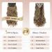 Feshfen Clip-In Extensions | 4PC Synthetic Wavy Hair Extensions (Brown & Blonde 50 cm) - Effortless Volume & Style for Women - Buy Online on GoSupps.com