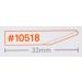 Slice 10518 Ceramic Craft Knife Blades - Finger Friendly, Lasts 11x Longer - 4 Straight Edge Blades with Rounded Tip - Buy Online on GoSupps.com