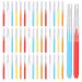 Comnico 50 pieces interdental brushes tooth brokers toothed tooth dental dental mouth my mouth cleaning tool for tooth cleaning gaps (white yellow orange red blue)