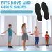 Kids Memory Sponge Shoe Insoles - 2 Pairs, Breathable & Washable - Black - Buy Online on GoSupps.com