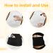 Reusable Castor Oil Massage Belt for Liver Detox - Black Waist Band Compress Kit - Buy Online on GoSupps.com