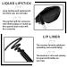 Buy Waterproof Goth Liquid Lipstick & Lip Liner Set | Dark Black Green Brown - Longlasting Matte Stain for Halloween Makeup & Cosplay - Buy Online on GoSupps.com