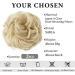 SARLA 2PCS Small Messy Hair Bun Scrunchies | Synthetic Updo Hair Extensions for Women - Ash Blonde - Buy Online on GoSupps.com