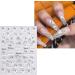 JMEOWIO 3D Embossed Halloween Nail Art Stickers Decals Self-Adhesive 5D Cute Ghost Pumpkin Star Nail Supplies Nail Art Design Decoration Accessories 4 Sheets - Buy Online on GoSupps.com