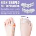 Corrective Toe Separators - Soft Silicone for Overlapping Toes - 2 Degree Spreading - Shop Now! - Buy Online on GoSupps.com