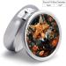 Small Travel Pill Case - Round Metal Pill Box | 3 Compartment Portable Organizer for Travel & Daily Use | Fox - Buy Online on GoSupps.com