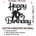 Sotpot Black Glitter 16 Cake Topper 16th Birthday Cake Decorations for Birthday Party Anniversary Party Supplies 16th Cake Topper - Buy Online on GoSupps.com