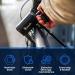 Samok 120cm Folding Bicycle Lock | Secure E-Bike & MTB Lock with Bracket | Highly Safe Bike Lock in Black - Buy Online on GoSupps.com