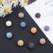 Nbeads 10pcs Natural Lava Perfume Pearls | No Hole Colored Lava Stones for Essential Oils & Harmony Ball Necklaces - Uncrapped 15.5-16mm - Buy Online on GoSupps.com