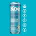 Koe Organic Kombucha Cans Blueberry Ginger | Sparkling Fruit Drink with Probiotics and Vitamin C | 12 oz Pack of 12 - Buy Online on GoSupps.com