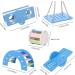 Smilcloud 5 Pcs Lovely Hamster Play Toys Rainbow Bridge & Seesaw & Swing Climb and Play Toy Hamster Chew Toys DIY Hamster Cage Accessories for Small Pets(Blue) - Buy Online on GoSupps.com
