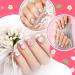 500PCS Mixed Shape Heart Pearls Nail Charms - White Acrylic Beads for Cute 3D Nail Art - DIY Craft Accessories - Buy Online on GoSupps.com