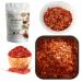 Organic Dried Red Crushed Hot Chilli Flakes by Spices&herbsuk - Red Pepper Flakes Sprinkle onto Pizza Pasta Flatbread Barbeque Rub Glaze Grill Tandoori Seasoning Sauces Curries Spicy Flavor - 100g