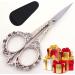 Vintage Stainless Steel Cuticle Embroidery Scissors - 2pc Set for Beauty Grooming and Manicure - Buy Online on GoSupps.com