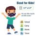 Space & Solar System Theme Kids Face Masks | 50 Disposable Masks Individually Wrapped with Planet Prints by WeCare - Buy Online on GoSupps.com