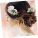 Angoily Bridal Hair Accessories Wedding Hair Clip Women Headdress Hair Ornament Bridal Headpiece Comb for Bridal Hair Decoration Bridal Hair Clip Hair Side Comb Silk Flower Hair Comb Bride - Buy Online on GoSupps.com