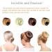 8-Piece Magic Hair Dutt Maker Set - French Twist Bun Maker & Hair Accessories for Women & Children - Brown Hell Brown Dark Brown Blond - Buy Online on GoSupps.com
