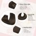 16 Double Weft Brazilian Human Hair Clip In Extensions - Dark Brown #2 - Buy Online on GoSupps.com