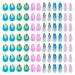 60G Feather Polymer Clay Slices Feather Fake Sprinkles Nail Art Decoration Slice for DIY Nail Art Resin Jewelry Crafts
